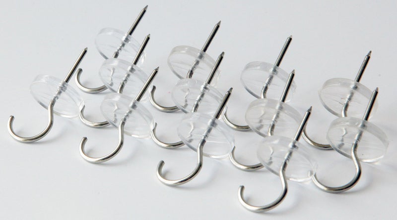 CraZy TACKz - 2 in 1: Push pin with Hook or Thumb Tack with Hook - New Invention Hang 100's of Items Interior or Exterior Decor at Home School Office DIY for Party or Holiday - Image 4